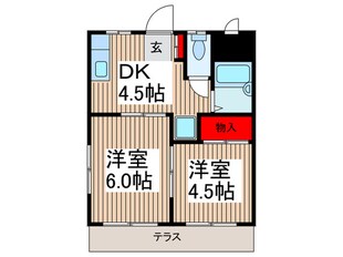 ルネッサ　モリタの物件間取画像